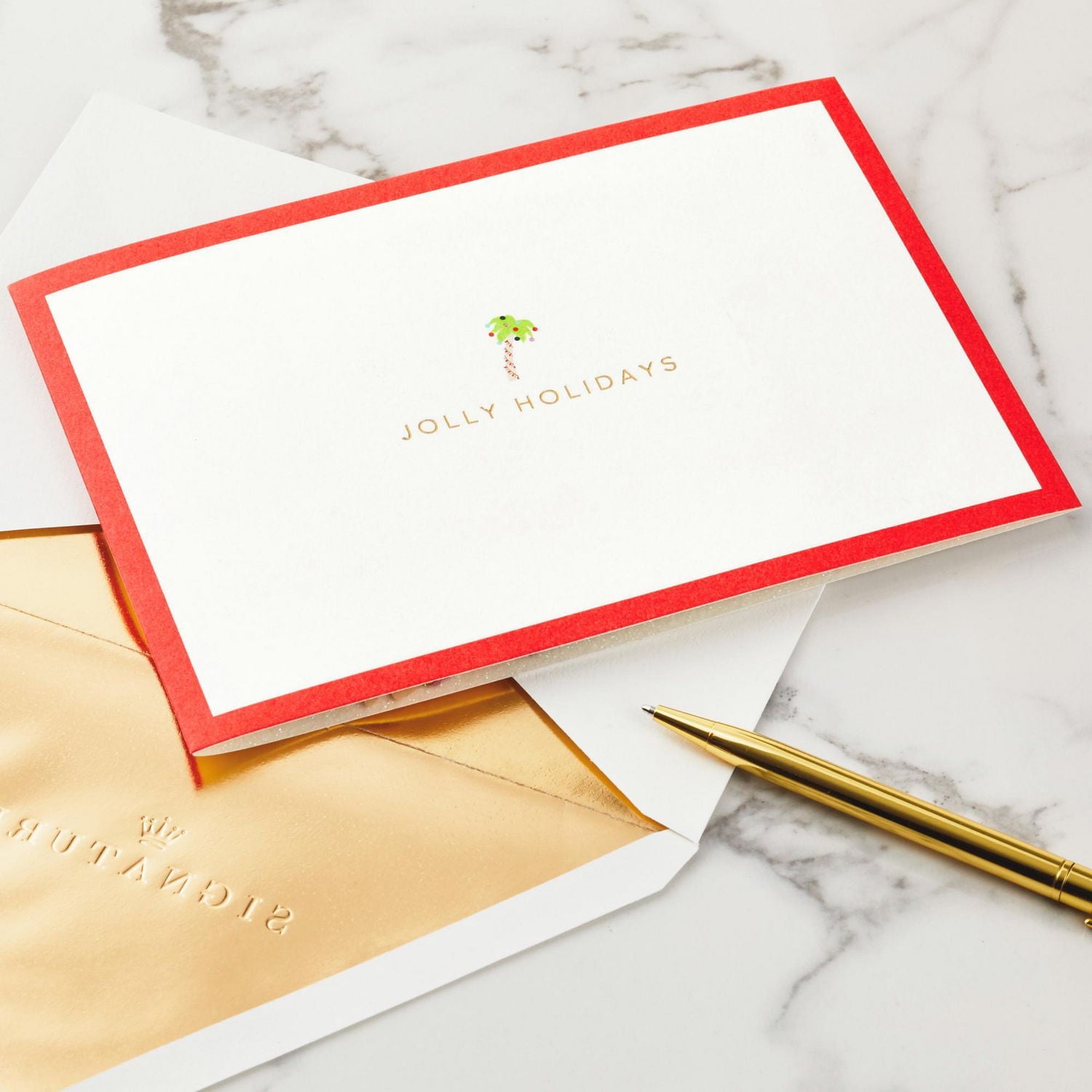 Hallmark Signature Paper Wonder Pop Up Christmas Card (Tropical Santa)