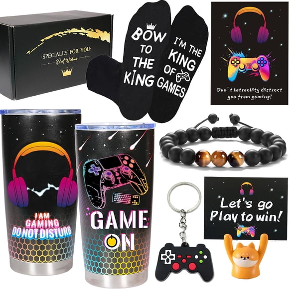 Set de regalo de tazas para jugadores Carselage de 20 onzas