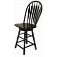 thumbnail image 1 of Sunset Trading  24" Swivel Barstool in Antique Black, 1 of 1