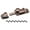 Red Bronze, variant on Uxcell Barrel Slide Door Bolt 3 inch Zinc Alloy Security Latch Lock Bronze Tone