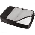 thumbnail image 1 of Juego de 4 bolsas de almacenamiento para equipaje talla M, color negro, 1 of 4
