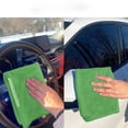 thumbnail image 4 of Jioakfa Automotive Interior Accessories 2 Microfibre Car Wash Towels,Highly Absorbent,Not Easy To Fall Out,Suitable For Car Washing,Wiping The Car Green Size, 4 of 9