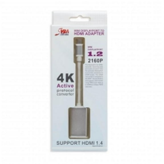 SYBA  6 in. Mini DisplayPort v1.2 to HDMI v1.4b 4K Adapter Audio-3D Video Cable