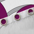 thumbnail image 4 of Homewish Abstract Circle Stripes Black Out Curtains for Female Men Women,Retro Geometric Lines Curtains Pack of 2 (42x63 Each),Minimalist Mid Century Bedroom Curtains,Luxury Bedroom Decor, 4 of 6