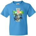 thumbnail image 3 of Inktastic He Is Risen Floral Print Cross with Beautiful Flowers Youth T-Shirt, 3 of 5