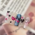 thumbnail image 4 of Pegatinas de uñas GUAACCB con forma de corazón de San Valentín grabadas en 5D, 1 hoja, 4 of 7