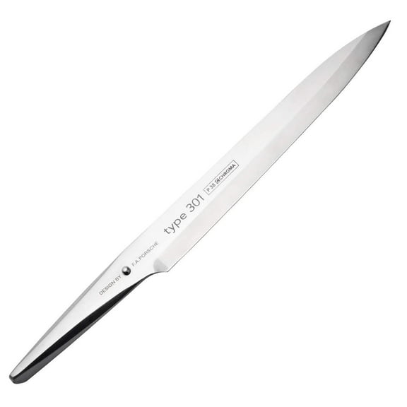 Chroma F.A. Porsche Type 301 Sashimi Knife 246mm P38, one size, Silver