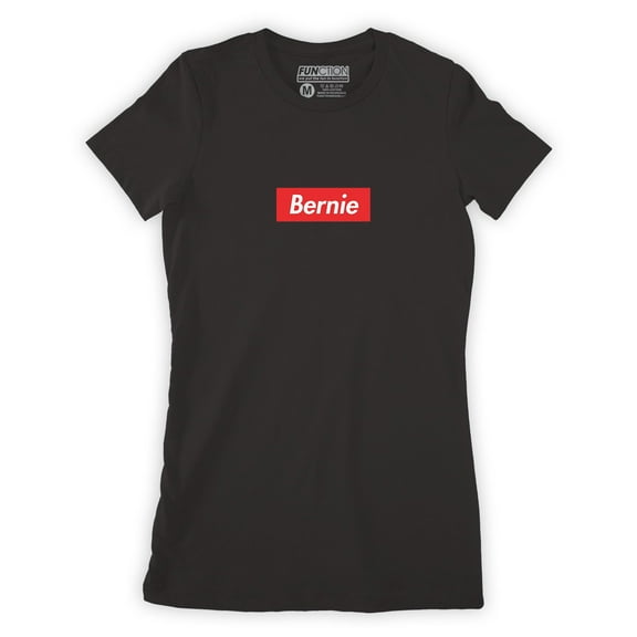 Function - Bernie Sanders Box Logo Fashion T-Shirt