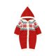 thumbnail image 1 of Pelele navideño para bebé recién nacido + sombrero, disfraz de Papá Noel, mono de manga larga con estampado de dibujos animados, sombrero, traje de Navidad, ropa de Año Nuevo, 1 of 4