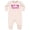 Natural Heather, variant on Skiing Future Skier Baby Fleece Romper