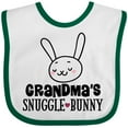 thumbnail image 3 of Inktastic Grandma Snuggle Bunny Easter Boys or Girls Baby Bib, 3 of 4