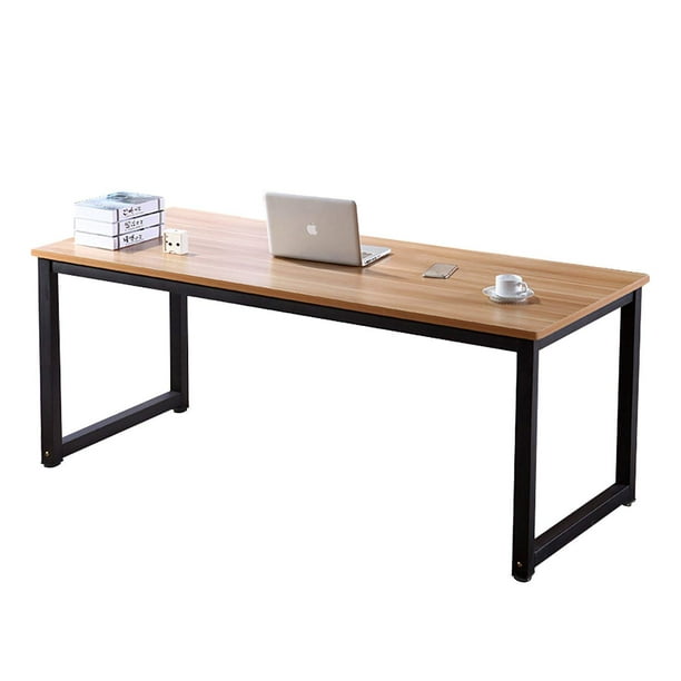 Professional Office Desk Wood Steel Table Modern Plain Lap Desk