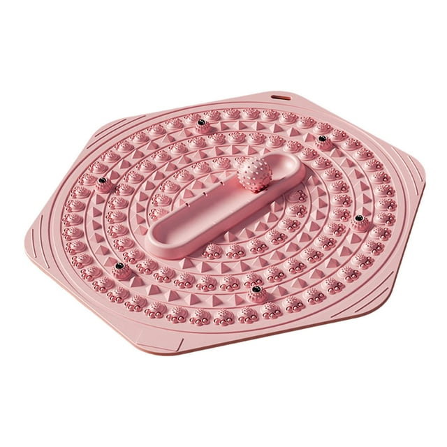 TISHITA Acupressure Foot Massager Mat Compact Multipurpose for Workout Travel Office Pink