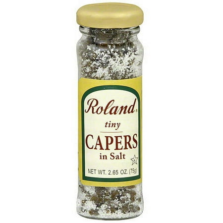 Roland Capers In Sea Salt, 2.65 Oz (pack
