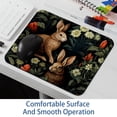 thumbnail image 6 of FeBohao Funny Mouse Pad Mat for Laptop Jiaji Cloth Rubber Base Washable Cute Soft Custom Thin Pretty Office Accessory Men Supply Colorful Vintage Haves Kids Work Rabbits, 6 of 6