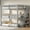 Gray, variant on Euroco Wood Twin-over-Twin-over-Twin Floor Triple Bunk Bed for Bedroom, Gray
