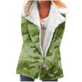 thumbnail image 1 of Puntoco Abrigo Mujer Moda Manga Larga Bolsillo Felpa Botón Abrigo Liquidación Puntoco Puntoco-1, 1 of 4
