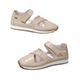 thumbnail image 5 of Womens Casual Sandals Women's Fashion Casual Spring And Summer Comfortable Solid Color Baotou Hollow Breathable Thick-Soled Sandals Beige, 5 of 9