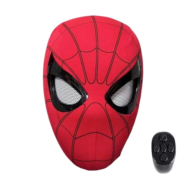Máscara Venom Con Ojos LED Cara Completa Superhéroe Móviles Y Luces