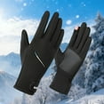 thumbnail image 2 of Gloves for Men, Reflective Zipper Cold Weather Gloves for Cycling and Outdoor Activities, 2 of 4