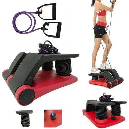 INTBUYING Steppers for Exercise Stair Stepper Stepper Climber Fitness Machine with Resistance Bands Stair Stepper Exercise Equipment Mini Stepper with 220LB Loading Capacity