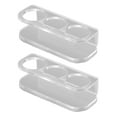 thumbnail image 1 of 2 cajas de almacenamiento de insulina con portabotellas, 3 ranuras, para refrigerador, ahorra espacio. Organizador de insulina para refrigerador., 1 of 8