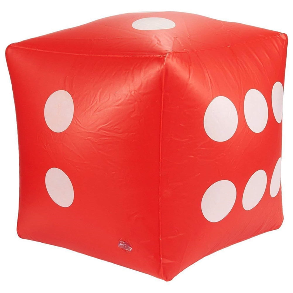 Funny Indoor Outdoor Inflatable Dice Cube Swimming Pool Party Favors Children Toys For Adults