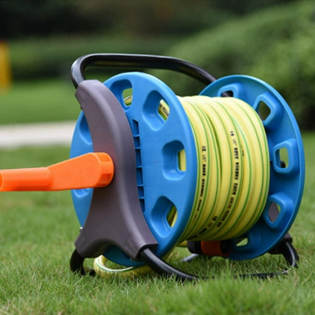 Hose Pipe Reel Holder,Portable Garden Water Pipe Water Pipe Hose Reel  Garden Water Pipe Reel Cart Enhanced Features 