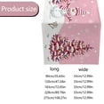 thumbnail image 3 of Christmas table runner pink Christmas snowman theme pink 33*183cm, 3 of 8