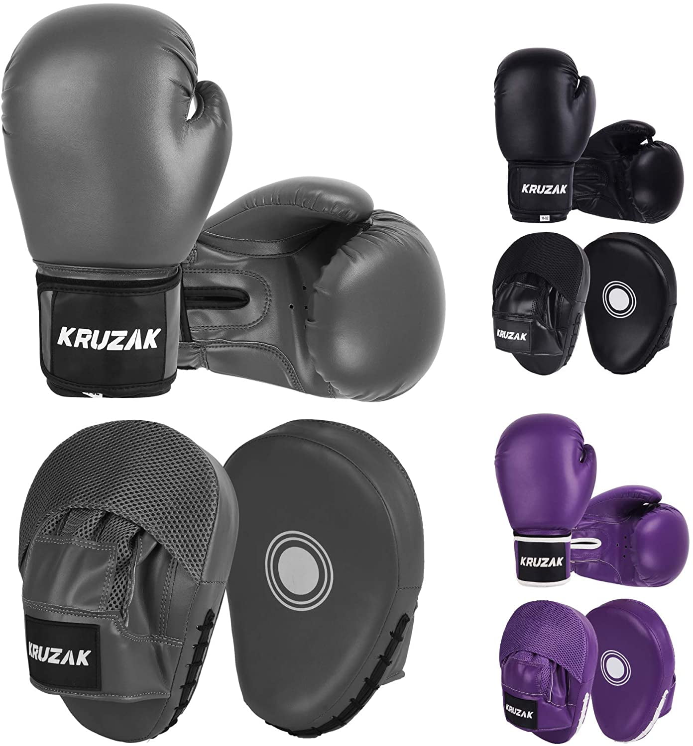 Fairtex Muay Thai-Style Sparring Gloves 16 oz Black / White