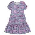 thumbnail image 2 of BTween 3-PC Girls Summer Dress Set - Short Sleeve Casual Skater Dresses with Stripe & Floral Print, 2 of 4
