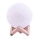 thumbnail image 1 of 1 lámpara de luna 3D (5.9 in), luz nocturna LED, lámpara decorativa con interruptor táctil, lámpara recargable USB, dormitorio, sala de estar, cafetería, regalo de cumpleaños de Navidad, 1 of 5