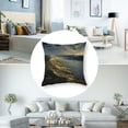 thumbnail image 5 of nygtbtfer Gold Black Sand Print Throw Pillow Covers Soft PillowcaseDecorative Cushion Cover Modern Square Cushion Cases for Living Room Bed Sofa Bedroom Without Pillow White, 5 of 7