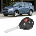 thumbnail image 4 of Car Key Fob Case, Perfect Fit Wear Resistance Remote Key Shell 3 Buttons  Replacement For  Yaris Venza For Repair, 4 of 8
