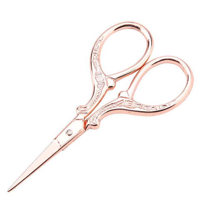DIY Point de Croix Antique Cisaille à Coudre Outil de Broderie Commode Petit Ciseaux (rose)