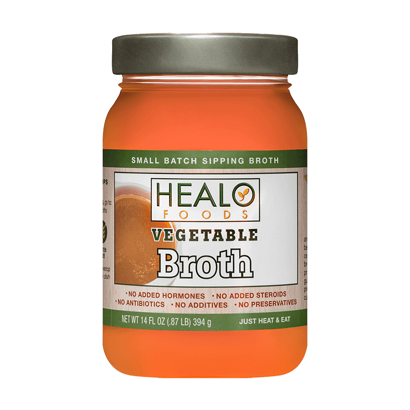 Healo Foods Vegetable Broth Single Jar