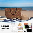 thumbnail image 5 of Disketp Cute Armadillos Large Capacity Beach Bag, Waterproof Sandproof Beach Swim Pool Bag Tote Bag for Women, 5 of 7