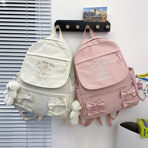Cream backpack top
