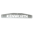 thumbnail image 2 of Stainless Steel Mud Flap Bolt-On Plates with Kenworth Script 0600307, 2 of 7