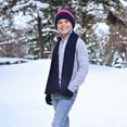 thumbnail image 4 of Polarwear Boys Hat,Scarf & Glove Set-Kids Cold Weather Winter Accessories-Childrens 3 Pc Beanie Set-Big Boys Hat Scarves Sets, 4 of 5