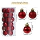 thumbnail image 2 of 24Pcs Bolas de Navidad de 1.5" Juego de Adornos para ?rbol de Navidad Irrompibles Bolas Colgantes para Decoraci?n Navide?a (Rojo Vino) Unique Bargains adornos decorativos colgantes, 2 of 7