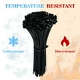 thumbnail image 6 of 400PCS 10-Inch White Nylon Cable Ties, 40 lbs Tensile Strength, Self-Locking Zip Ties for Home Office Outdoor Use, 6 of 7