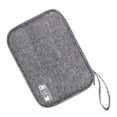 thumbnail image 1 of Estuche organizador de cables de viaje, organizador de cables electrónicos, bolsa de almacenamiento portátil e impermeable para cargador, cable y USB (gris), 1 of 5
