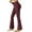 Red, variant on Yubnlvae Comfy Wide Leg Flare Pants for Women - Elastic Waist Gym, Travel, Yoga Joggers (Stretchy, High-Rise Pockets) Black XXL
