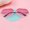 Red tablet, variant on Womens Heart Shaped Sunglasses Peach Heart Design Metal Frame Eyewear Fashion AC Lenses Trendy Eyewear Fashion