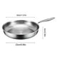 thumbnail image 2 of Sartén CLLC de titanio puro, sartenes 100% de titanio para cocinar antiadherentes, sartén profesional martillada de acero inoxidable con tapa, sartén antiadherente sin revestimiento para uso doméstic, 2 of 8