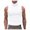 White, variant on Men's Off Shoulder Sleeveless Striped Solid Color Tank Top Nightclub Party Vest