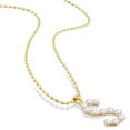 thumbnail image 3 of Everly Women's Cultured Pearl Yellow Gold Plated Necklace, 3 of 6