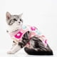 thumbnail image 1 of Traje de recuperación para gatos para heridas abdominales o enfermedades de la piel,Después de la cirugía Use heridas antilamer,Alternativa de cuello electrónico transpirable para gatos y perros Adepaton WMZL-2065-14, 1 of 7