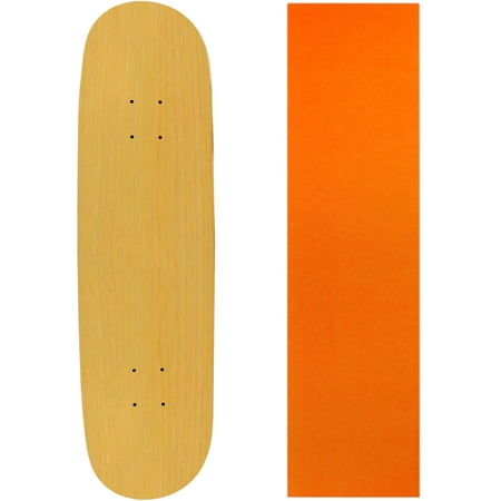 BLANK SKATEBOARD DECK - NATURAL - 8.5  Orange Grip price history on PriceWatchPro